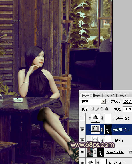 photoshop利用通道替换快速为人物图片打造出古典黄褐色效果