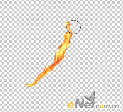 photoshop将美女图片合成制作出超酷的火焰武士