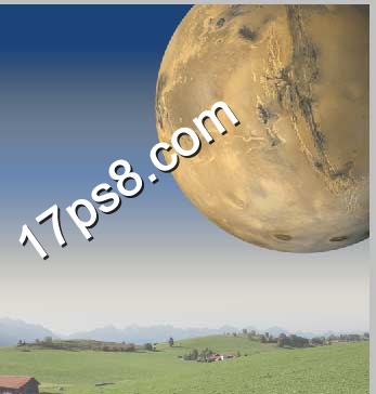 用photoshop合成抽象类似异星战场电影海报场景