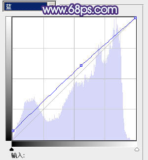 Photoshop为草地上的人物图片增加上梦幻的青紫色