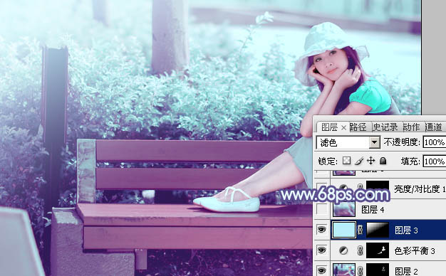 Photoshop����԰��ŮͼƬ���Ƴ��λ�Ψ���ĵ�������ɫ