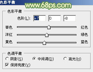 Photoshop为清纯美女图片增加上唯美的秋季暖褐色