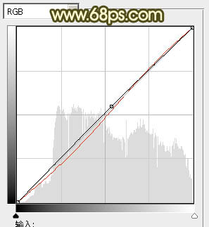 Photoshop为绿树边的美女调制出柔美的黄褐色效果