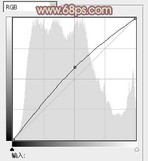 Photoshop将树林美女图片打造出甜美的黄褐色