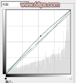 Photoshop将树林美女图片打造出甜美的黄褐色