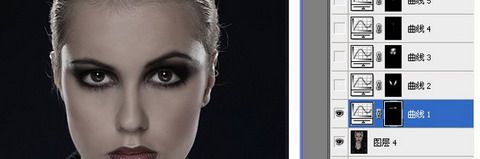 Photoshop将给室内人像图片制作成褐色质感肤色