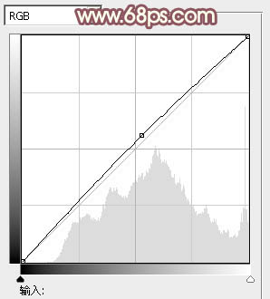 Photoshop为树林美女调制出甜美的淡调红褐色效果