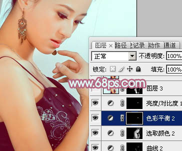 PhotoshopΪ����ǽ�ڵ���Ů����ůů�ĵ������ɫ