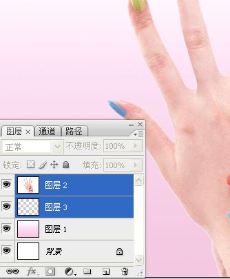 Photoshop使用另类方法给手抠图