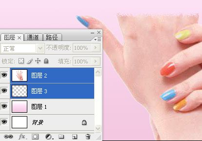 Photoshop使用另类方法给手抠图