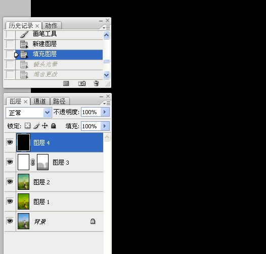 Photoshop为草原人物增加漂亮的黄绿色效果教程