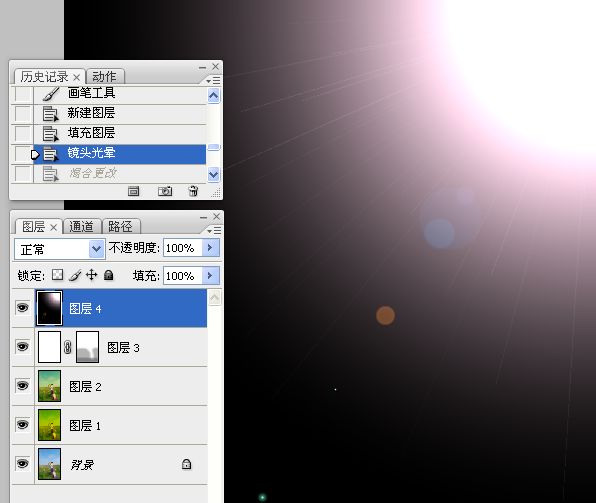 Photoshop为草原人物增加漂亮的黄绿色效果教程