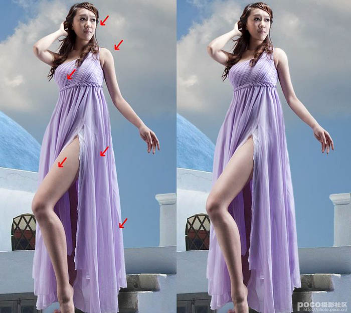 photoshop合成制作漂亮的古堡美女场景