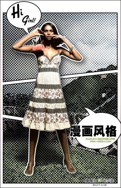 Photoshop使用滤镜将美女图片制作漫画图片风格的教程 Photoshop教程 脚本之家