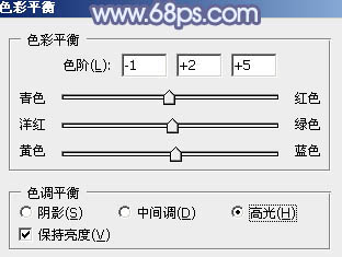 Photoshop将花草中的女孩增加上冷艳的淡调青蓝色