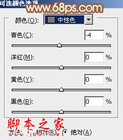 photoshop利用通道替换将外景美女图片调制出柔和的红灰色