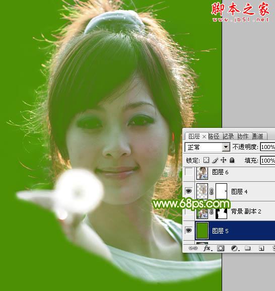 photoshop利用通道精确抠出背景稍微复杂的人物发丝