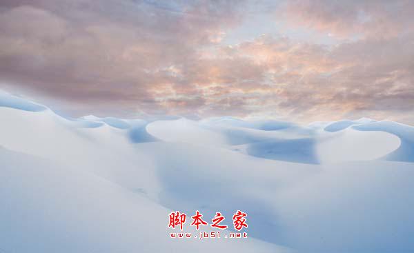 photoshop合成制作漂亮的雪景卡通乐园