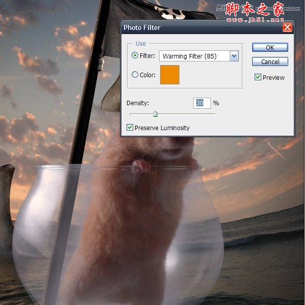 Photoshop合成制作可爱的海盗鼠船长教程