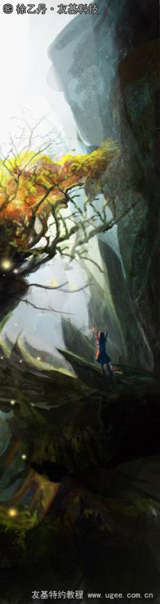 ps绘制一棵苍劲的古树教程