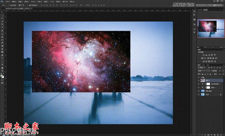 Photoshop为照片后期制作童话般梦幻绚丽星空