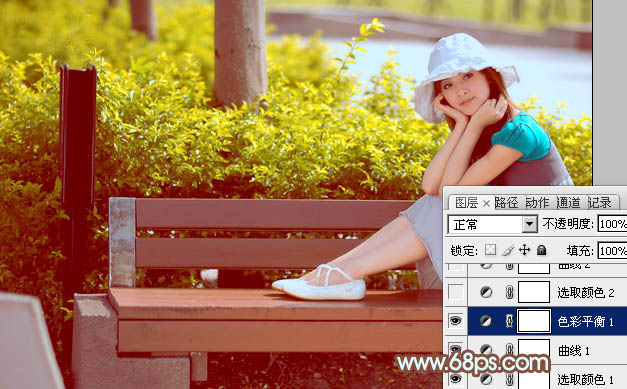 PhotoshopΪڹ԰ϵŮͼƬеĺϵƺɫ