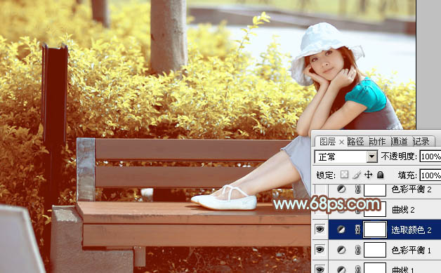PhotoshopΪڹ԰ϵŮͼƬеĺϵƺɫ