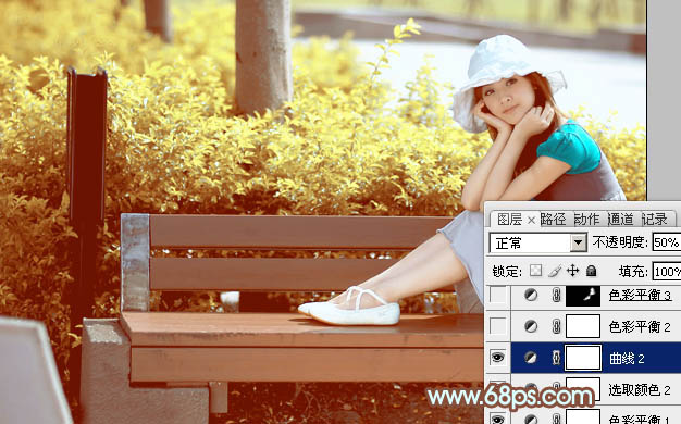 PhotoshopΪڹ԰ϵŮͼƬеĺϵƺɫ