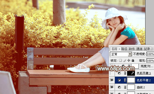 PhotoshopΪڹ԰ϵŮͼƬеĺϵƺɫ