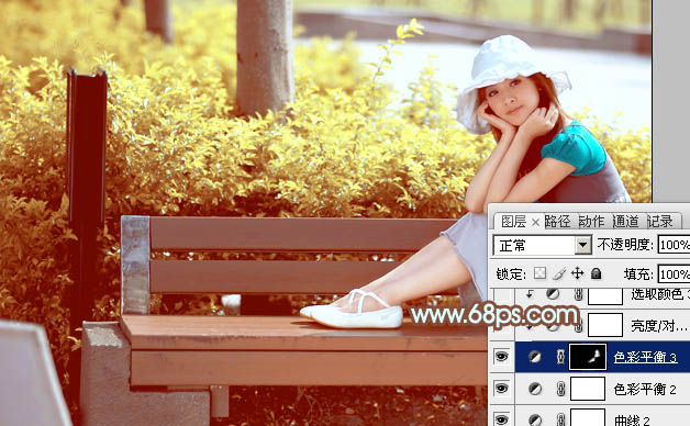 PhotoshopΪڹ԰ϵŮͼƬеĺϵƺɫ