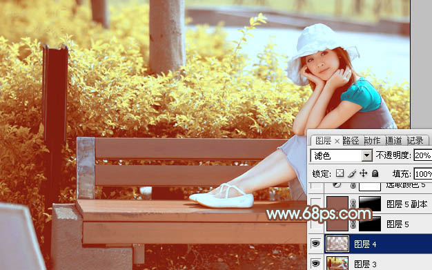 PhotoshopΪڹ԰ϵŮͼƬеĺϵƺɫ