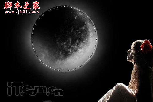 PhotoShop合成制作魔幻世界里仰望天空的美女场景