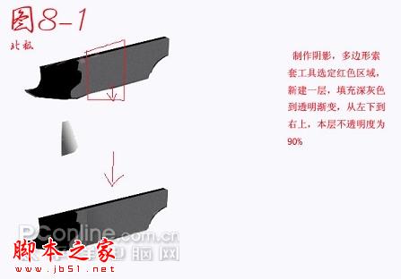 Photoshop鼠绘逼真的MP5冲锋枪教程