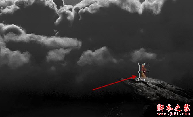 photoshop合成制作正在召唤暴风雨的女巫