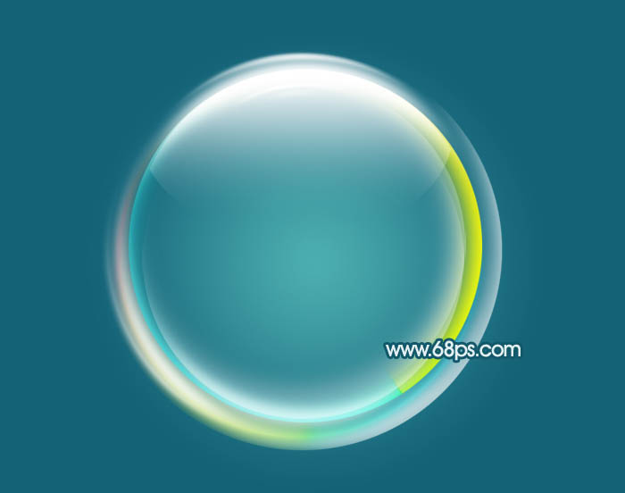 Photoshop设计制作漂亮的透明环保气泡图标