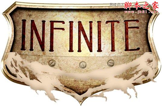 Photoshop设计绘制复古金属质感的蒸汽朋克标志