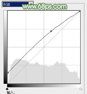 Photoshop将树边美女图片调制出唯美的淡调嫩绿色