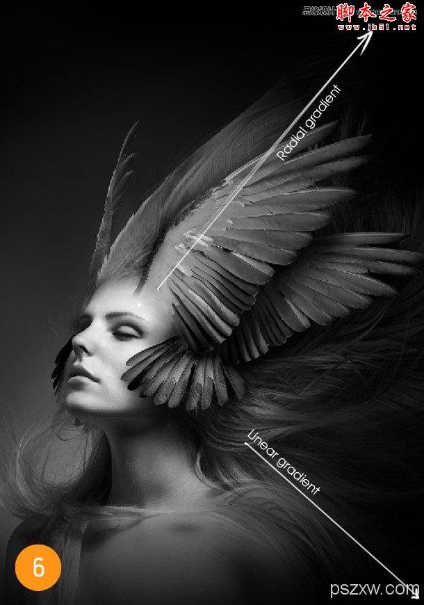 Photoshop合成制作创意风格的梦幻天使