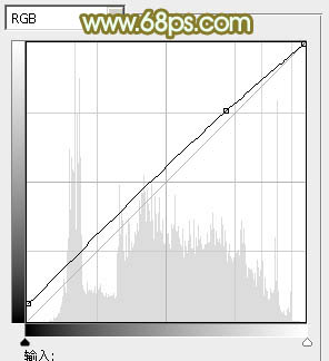 Photoshop将花草围墙边的美女图片调制柔和的韩系黄褐色