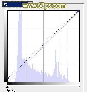 Photoshop将花草围墙边的美女图片调制柔和的韩系黄褐色