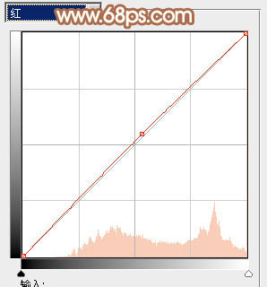 Photoshop为树林中的女孩调出小清新的绿橙色