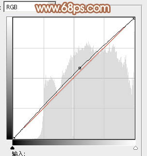 Photoshop为树林中的女孩调出小清新的绿橙色