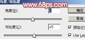Photoshop将树叶下的美女图片增加上甜美的橙色效果
