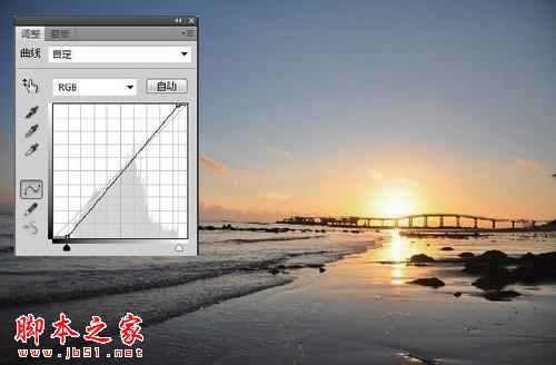photoshop还原绚烂的海滨落日教程