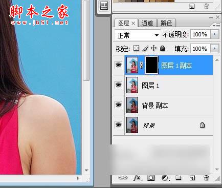 Photoshop将偏暗的美女图片调出亮丽清新效果
