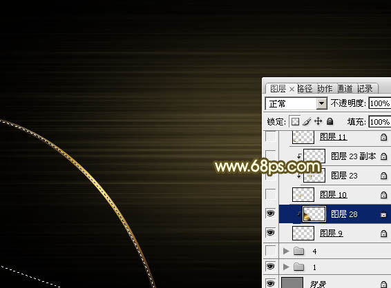 Photoshop设计制作非常华丽的金色VIP贵宾卡