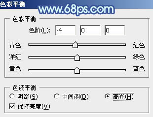 ps利用通道替换为树林中人物调出唯美的蓝红色