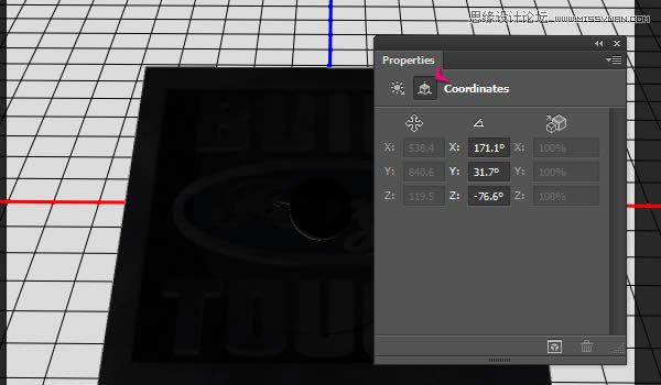 Photoshop制作3D立体金属字教程