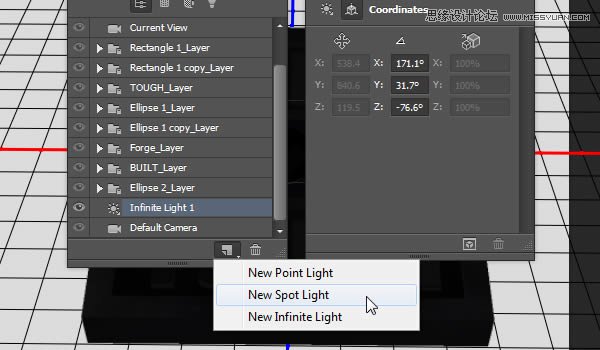 Photoshop制作3D立体金属字教程