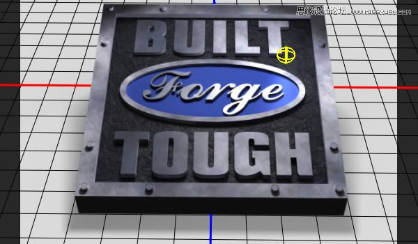 Photoshop制作3D立体金属字教程